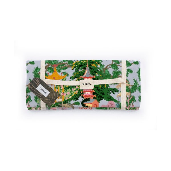 Koc piknikowy Surdic Manta Picnic z chińskim motywem, 140x170 cm