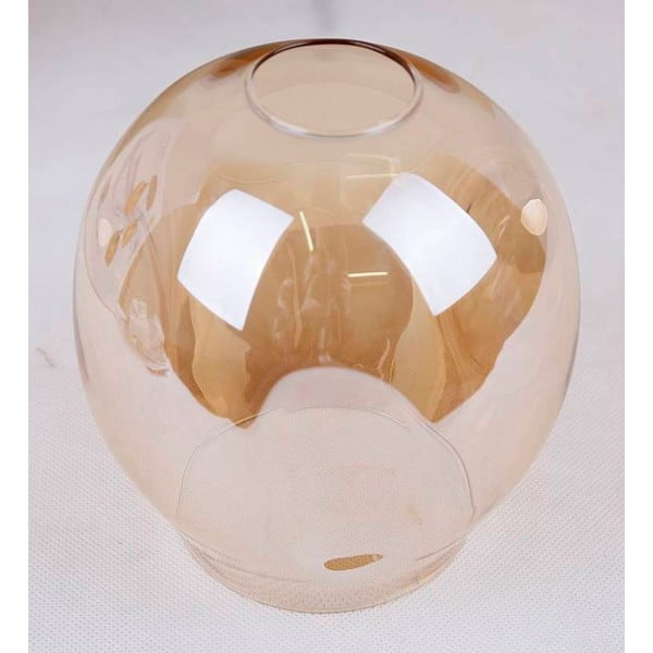 Czarna lampa wisząca ze szklanym kloszem 14x48 cm Aspa – Candellux Lighting-image-4