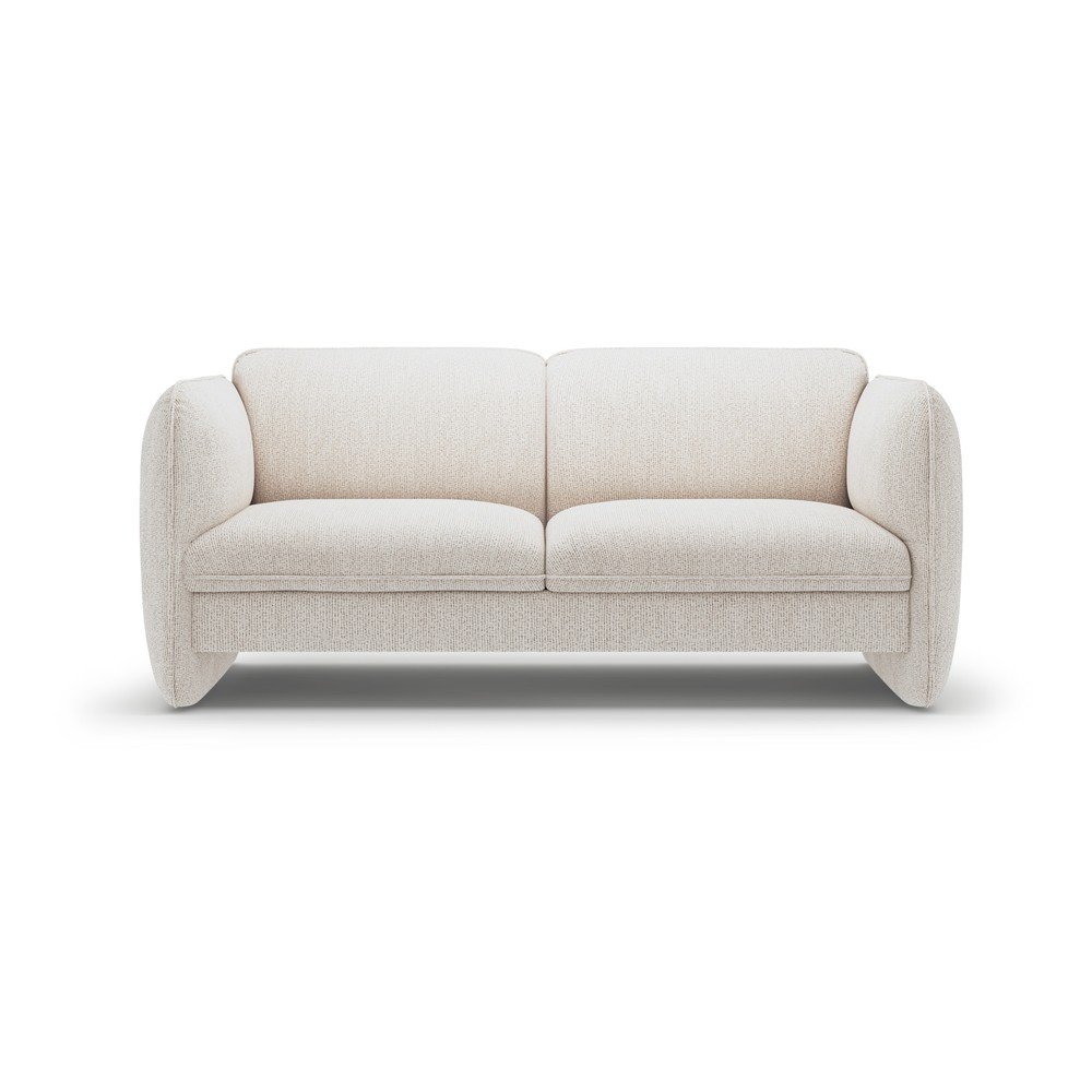 Kremowa sofa z tkaniny szenilowej 168 cm Georgia – Micadoni