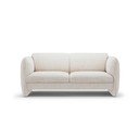 Kremowa sofa z tkaniny szenilowej 168 cm Georgia – Micadoni 