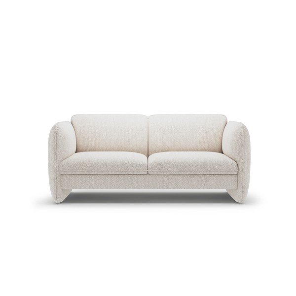 Kremowa sofa z tkaniny szenilowej 168 cm Georgia – Micadoni 
