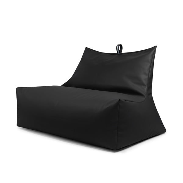 Czarny worek do siedzenia z imitacji skóry Icy Sofa – So Soft?