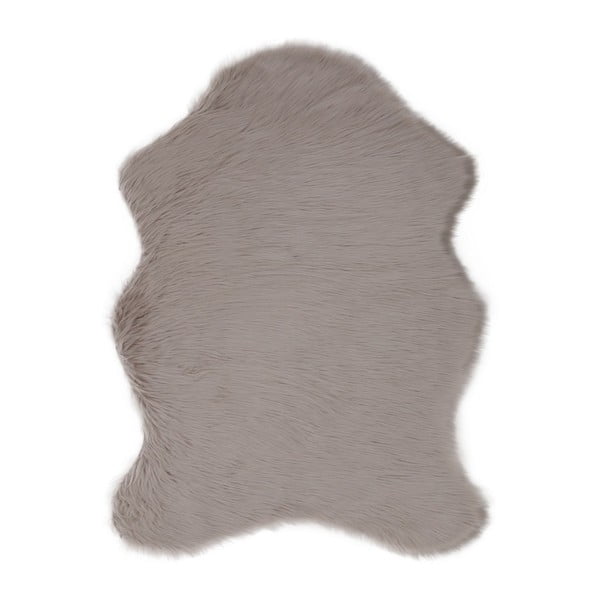 Szary dywan ze sztucznej skóry Pelus Grey, 150x200 cm