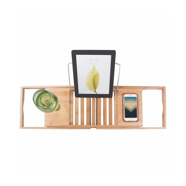 Bambusowa regulowana półka na wannę iDesign Formbu-image-2