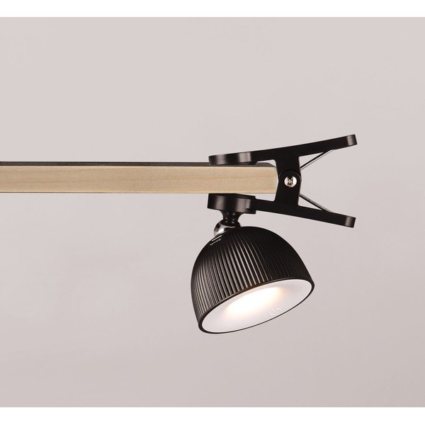 Czarna lampa stołowa LED ze ściemniaczem i klipsem (wys. 41 cm) Maxima – Reality-image-1
