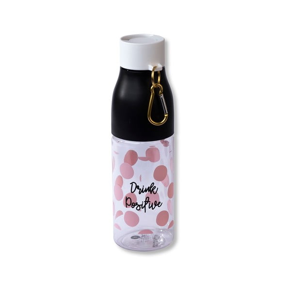 Różowa butelka z karabińczykiem Tri-Coastal Design, 750 ml