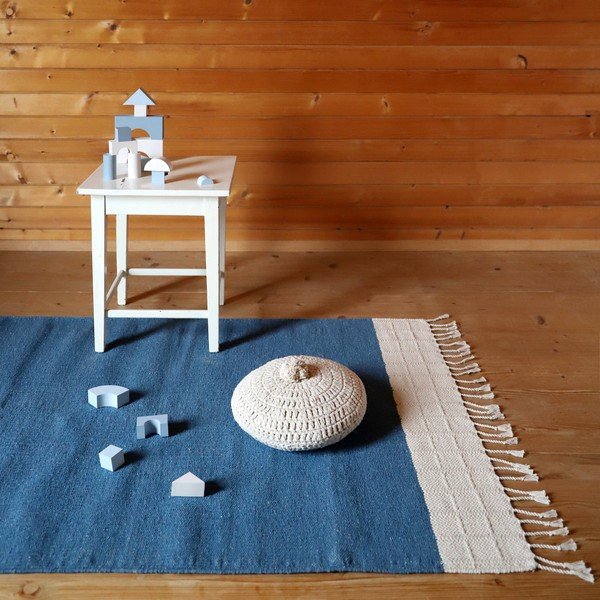 Niebieski dywan 150x100 cm Lucia – Nattiot-image-2