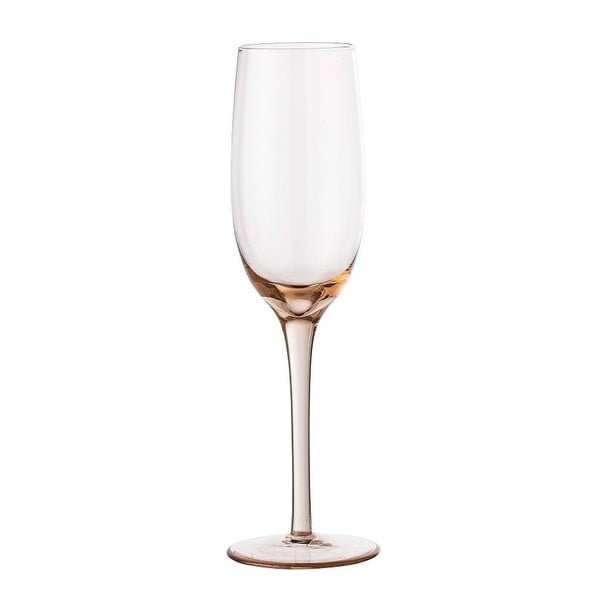 Jasnoróżowy kieliszek do szampana Bloomingville Champagne Glass Lito