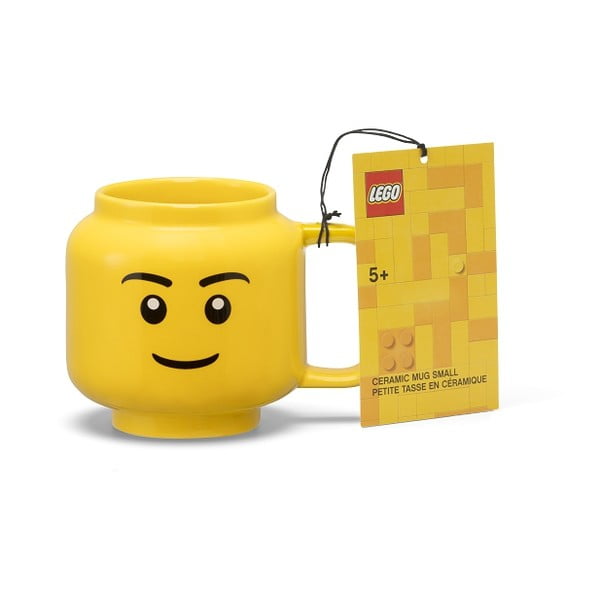 Żółty ceramiczny kubek dla dzieci 255 ml Head – LEGO®-image-3