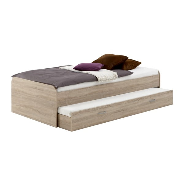 Łóżko jednoosobowe w kolorze drewna 13Casa Pepper, 90x200 cm