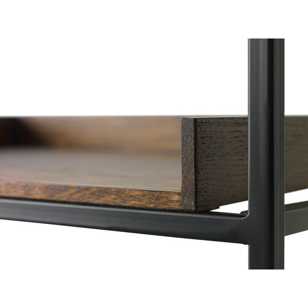 Regał z detalami w dekorze dębowym Unique Furniture Rivoli-image-3