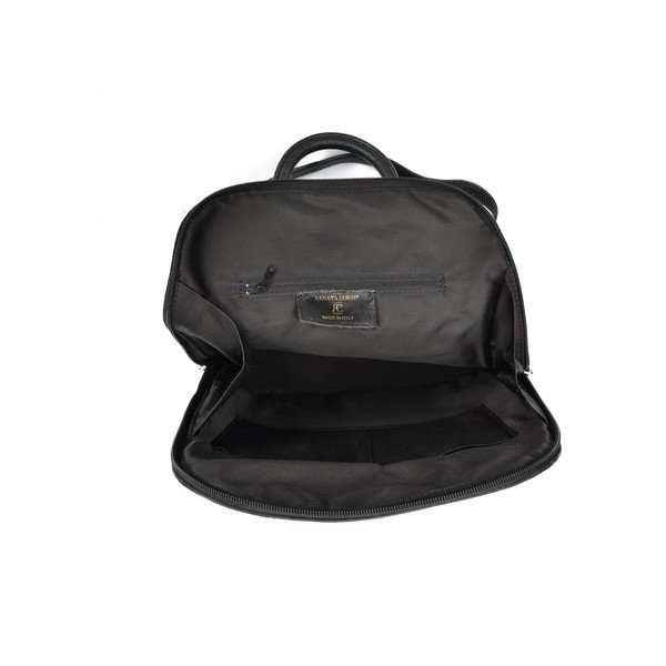 Czarny skórzany plecak damski Renata Corsi Sofia-image-2