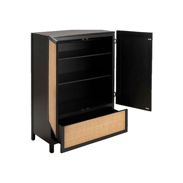 Czarna drewniana szafa Leitmotiv Galant-image-2