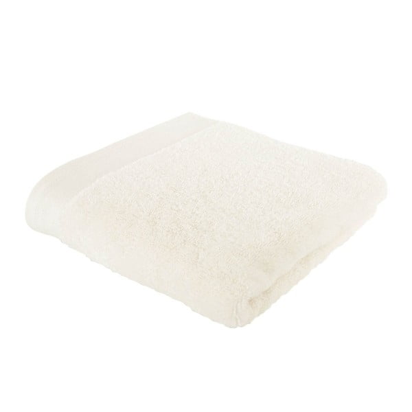 Kremowy ręcznik bawełniany Fred, 50x90 cm