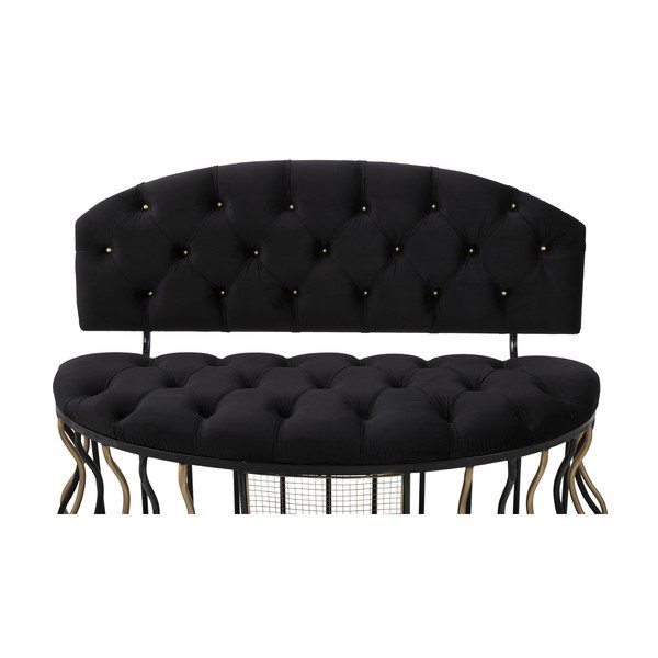 Czarna sofa Mauro Ferretti Glam-image-4
