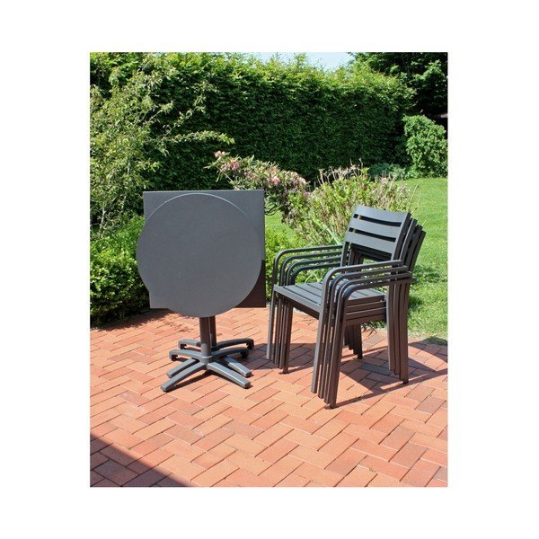 Szary fotel ogrodowy Treviso – Garden Pleasure-image-2