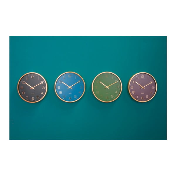 Niebieski zegar ścienny Karlsson Elegance-image-3