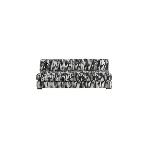 Antracytowa sofa z tkaniny szenilowej 197 cm Zeb – Ellos Home-image-3