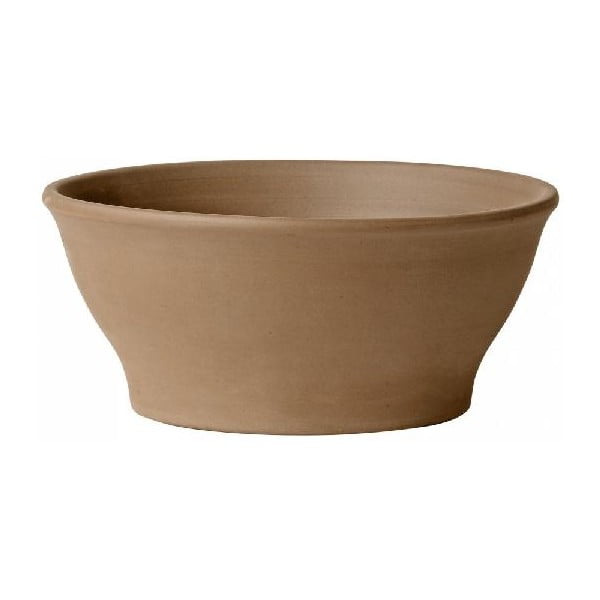 Doniczka ceramiczna Liscio 27 cm, kawowa