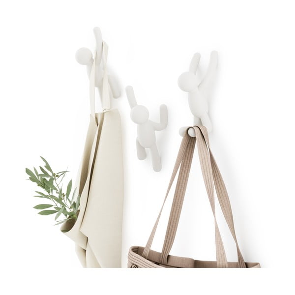 Ścienne plastikowe haczyki zestaw 3 szt. Buddy – Umbra-image-4