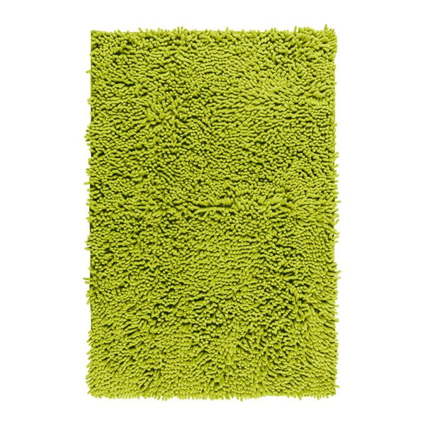 Zielony dywanik łazienkowy Wenko Chenille, 80x50 cm