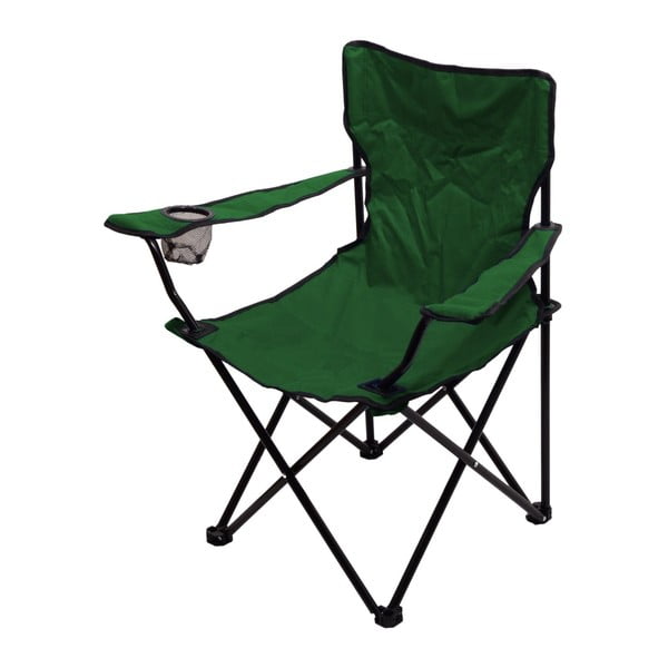 Zielone składane krzesło turystyczne Cattara Bari