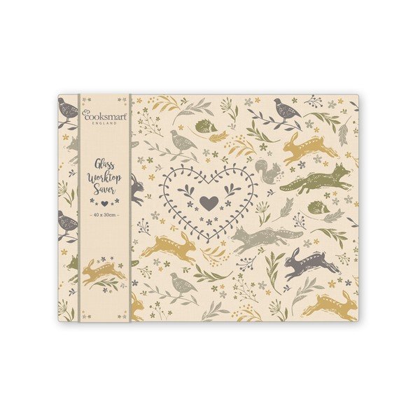 Deska szklana do krojenia Cooksmart ® Woodland, 30x40 cm-image-1