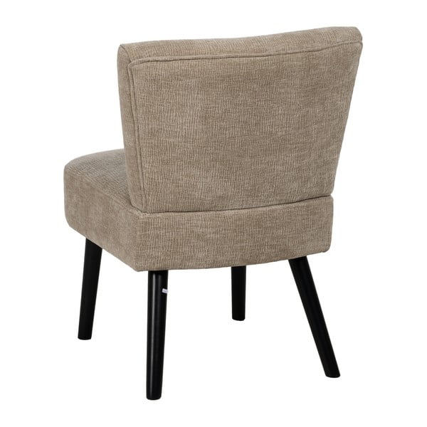 Beżowy fotel z tkaniny szenilowej – Ixia-image-3