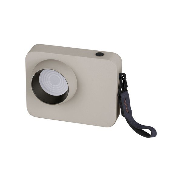 Beżowa metalowa lampa stołowa LED ze ściemniaczem (wysokość 11 cm) Kedros – Nova Luce