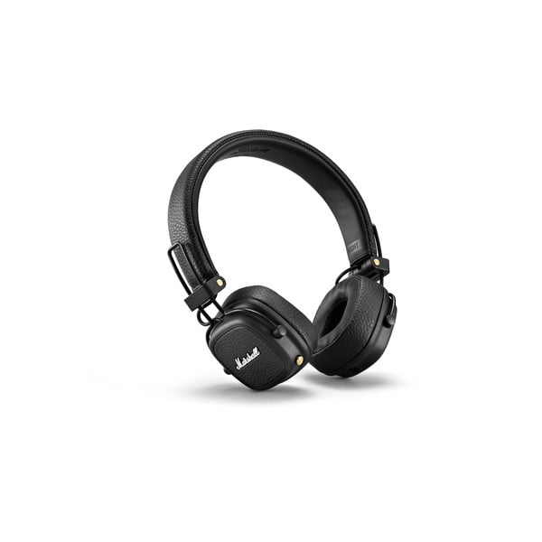 Czarne słuchawki bezprzewodowe Marshall Major III-image-1