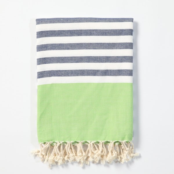 Ręcznik hammam z ręcznie tkanej bawełny ZFK Hildur, 170x100 cm