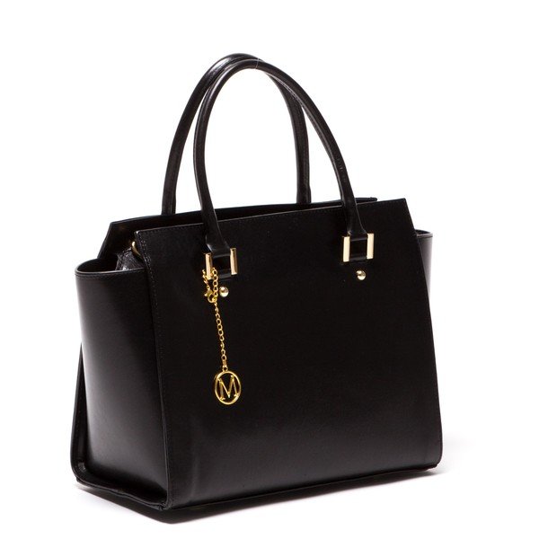 Skórzana torebka Mangotti 382 Nero-image-1