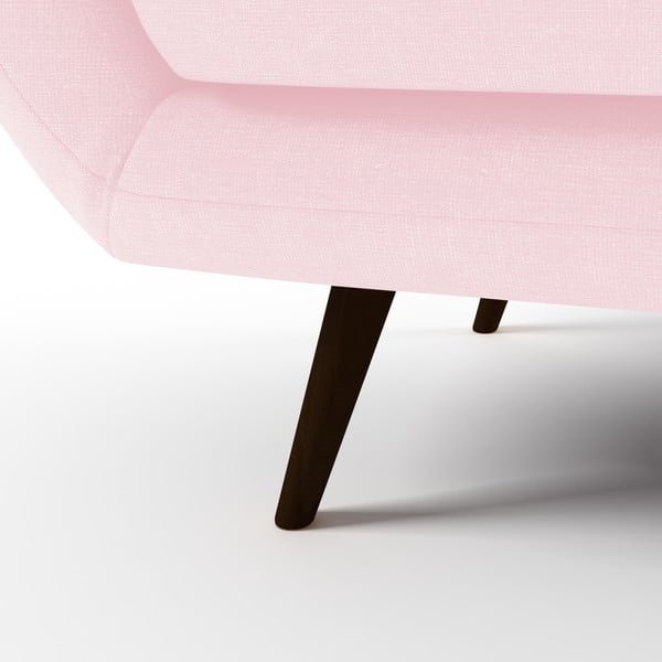 Pastelowa różowa sofa dwuosobowa Vivonita Kennet-image-1