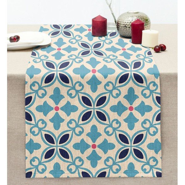 Bieżnik 40x130 cm Blue Tiles – Mila Home-image-1