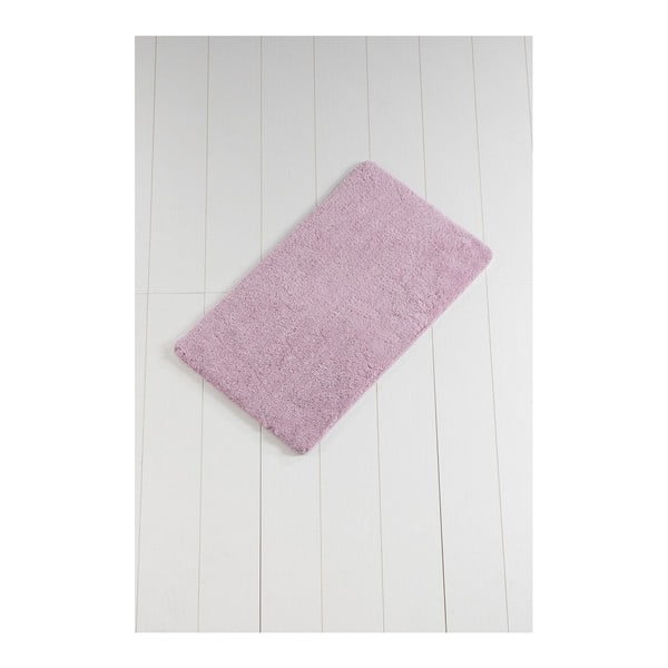 Różowofioletowy dywanik łazienkowy Minto Duratto, 100x60 cm