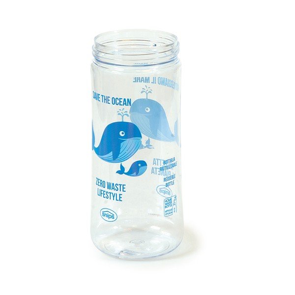 Niebieska butelka na wodę Snips Whale, 500 ml-image-2