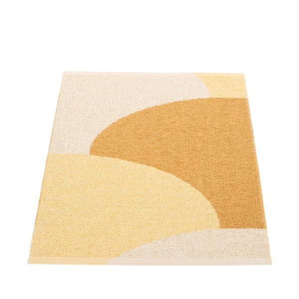 Dywan odpowiedni na zewnątrz w kolorze ochry 70x90 cm Hill Ochre Pale Yellow – Pappelina