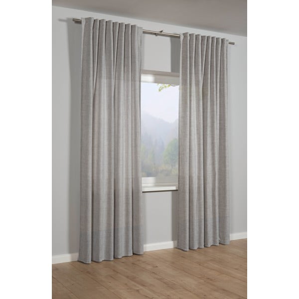 Szara zasłona 140x245 cm – Sehlbach-image-1