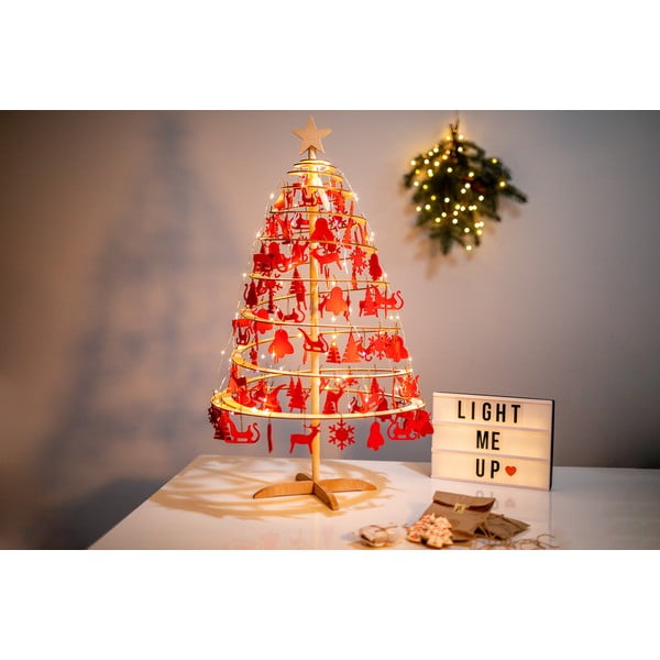 Drewniana choinka dekoracyjna Spira Small, wys. 85 cm-image-3