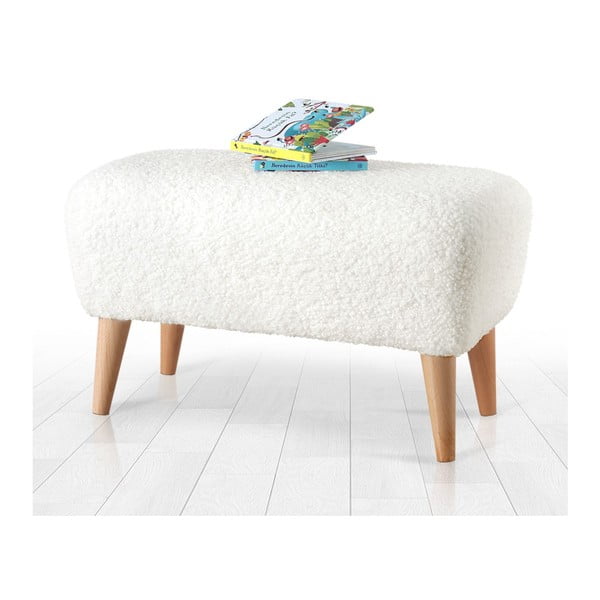 Biały puf dziecięcy Moouv – Artie
