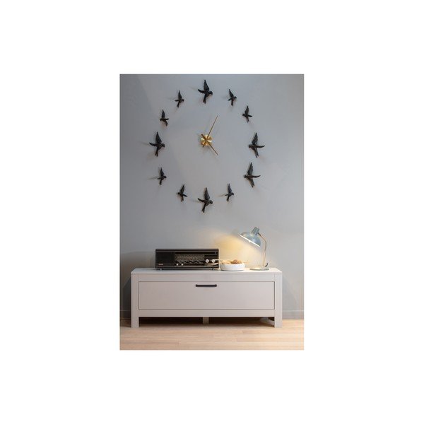 Jasnoszara szafka pod TV z litego drewna sosnowego 120x45x40 cm Bonk – WOOOD-image-3