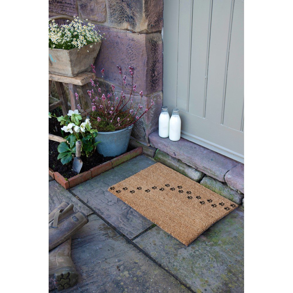 Wycieraczka z włókna kokosowego 40x60 cm Paw Prints – Artsy Doormats (zdjęcie 8)