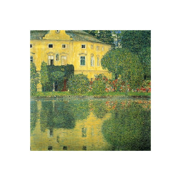 Reprodukcja obrazu Gustava Klimta - Castle at the Lake, 45x45 cm
