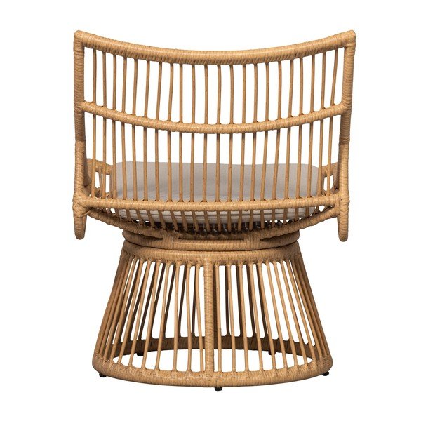 Fotel ogrodowy ze sztucznego rattanu w naturalnym kolorze Alatna – WOOOD-image-4