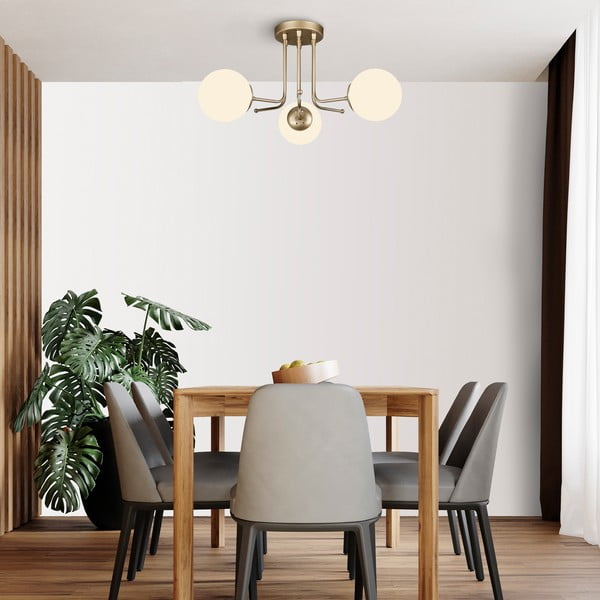 Lampa sufitowa w kolorze złota Squid Lighting Star, wys. 34 cm-image-3