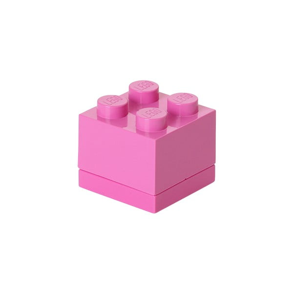 Różowy pojemnik LEGO® Mini Box