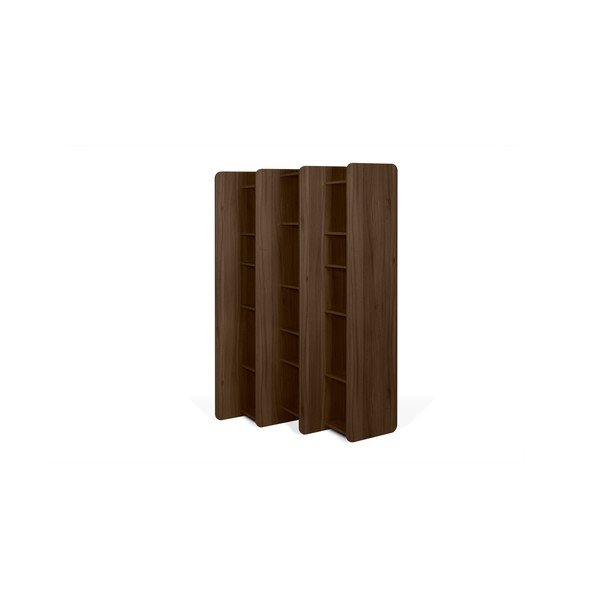 Regał z dekorem drewna orzecha TemaHome Twin, wys. 187 cm-image-3