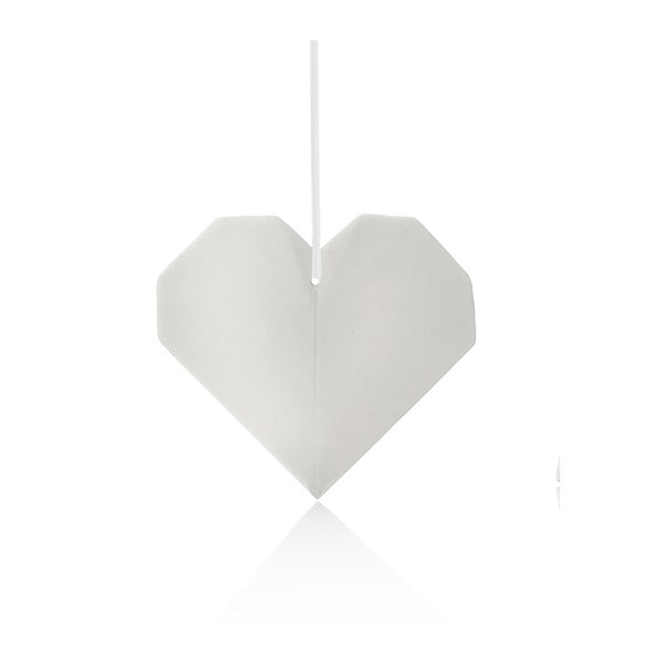 Porcelanowa dekoracja Origami Heart