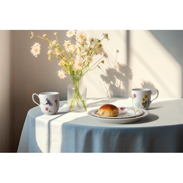 Biały porcelanowy talerz deserowy ø 22 cm Hammershøi Summer – Kähler Design-image-4