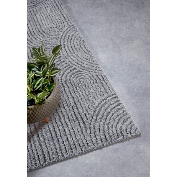 Szary chodnik 80x240 cm Chappe Light Grey – Elle Decoration-image-2